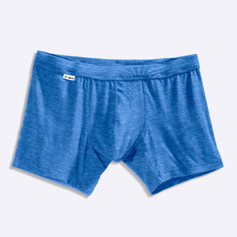 Men's boxer briefs with a reinforced waistbandThe Lapis Blue Boxer Brief