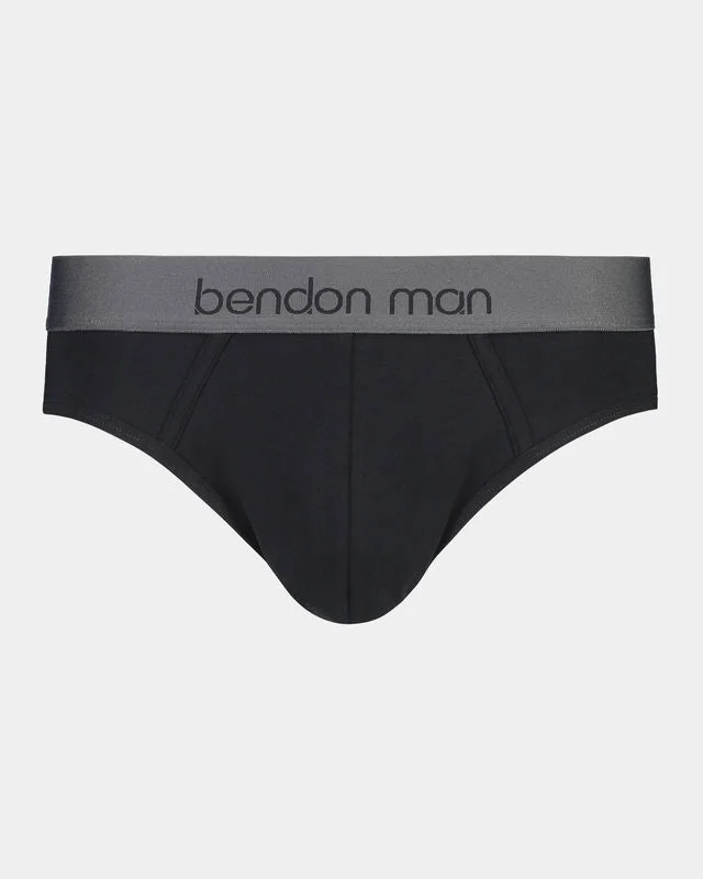 Silky men's briefs for a luxurious feelCotton Low-Rise Mens Brief