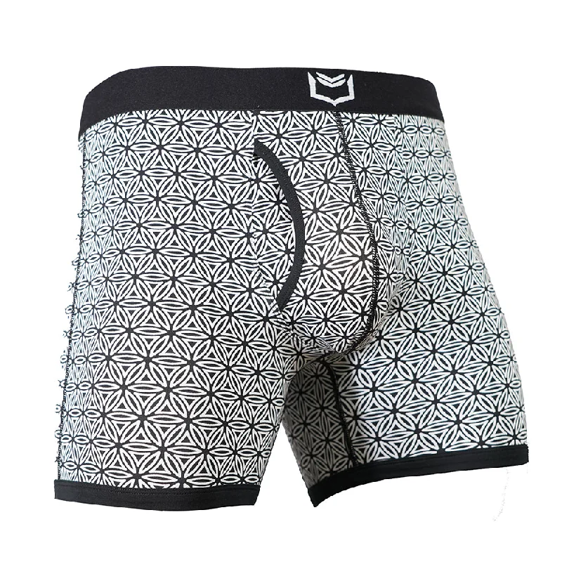 Microfiber men's boxer briefs for a smooth feelSHEATH 4.0 Men's Dual Pouch Boxer Brief