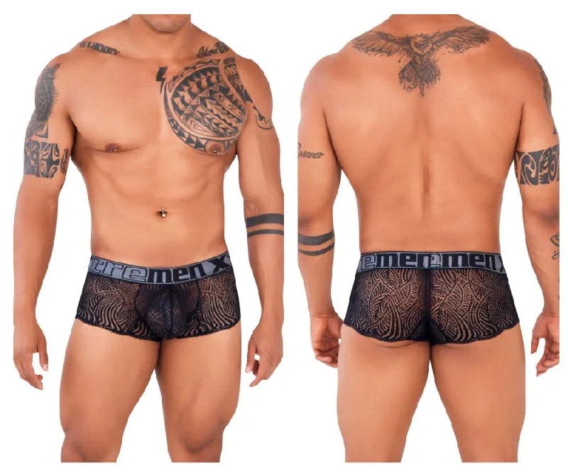 Performance men's briefs for athletesXtremen 91123 Lace Briefs Color Black