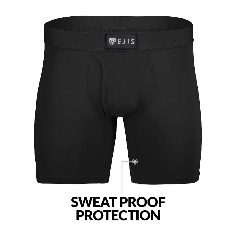 Thermal men's boxer briefs for cold weatherSweat Proof Men's Boxer Briefs with Fly