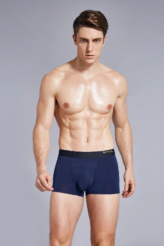 Designer men's boxer briefs with a premium lookNavy Blue