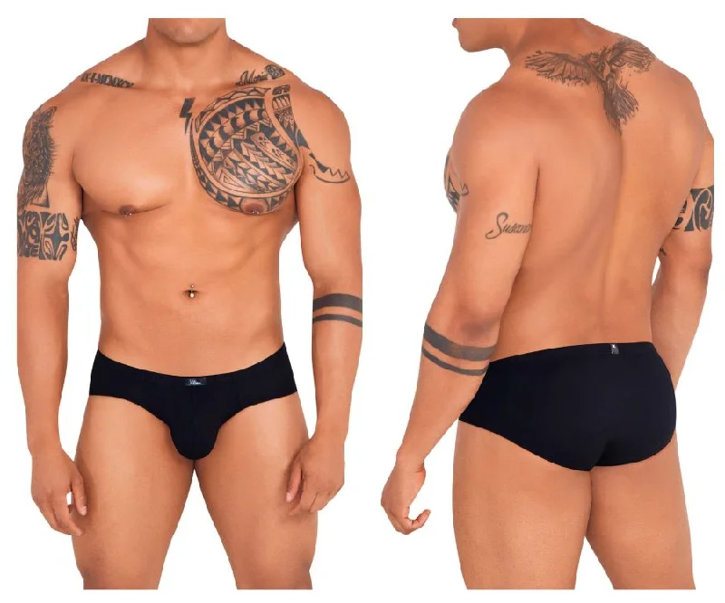 Full - back men's briefs for maximum coverageXtremen 91142 Ultra-soft Briefs Color Black