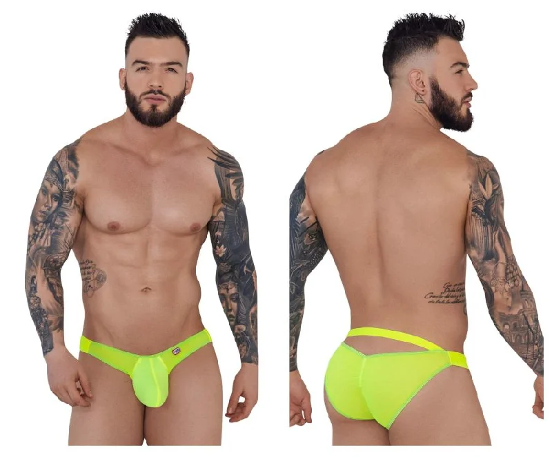 Full - back men's briefs for maximum coveragePikante PIK 1283 Bestival Bikini Color Green