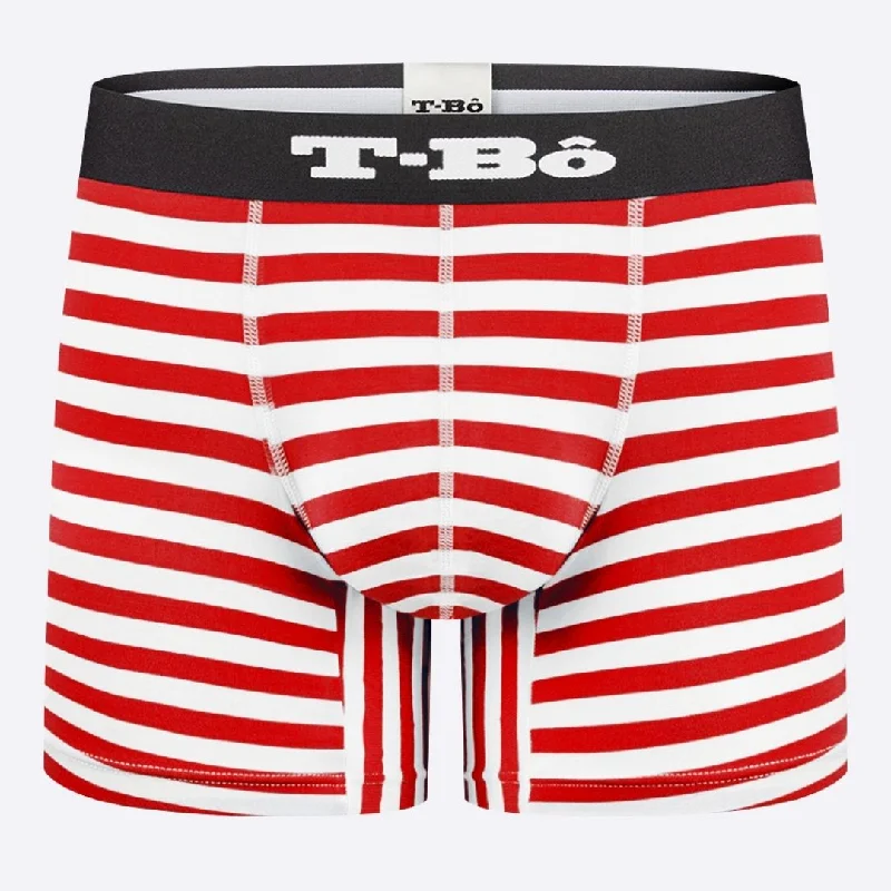 Designer men's boxer briefs with a premium lookThe Ballsy Molten Lava Stripes Boxer Brief