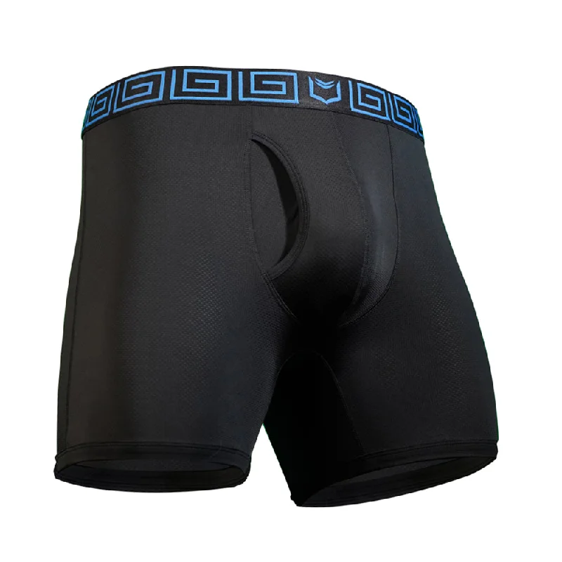 Men's boxer briefs with a soft elastic leg bandSHEATH 4.0 AirFlow Men's Dual Pouch Boxer Brief