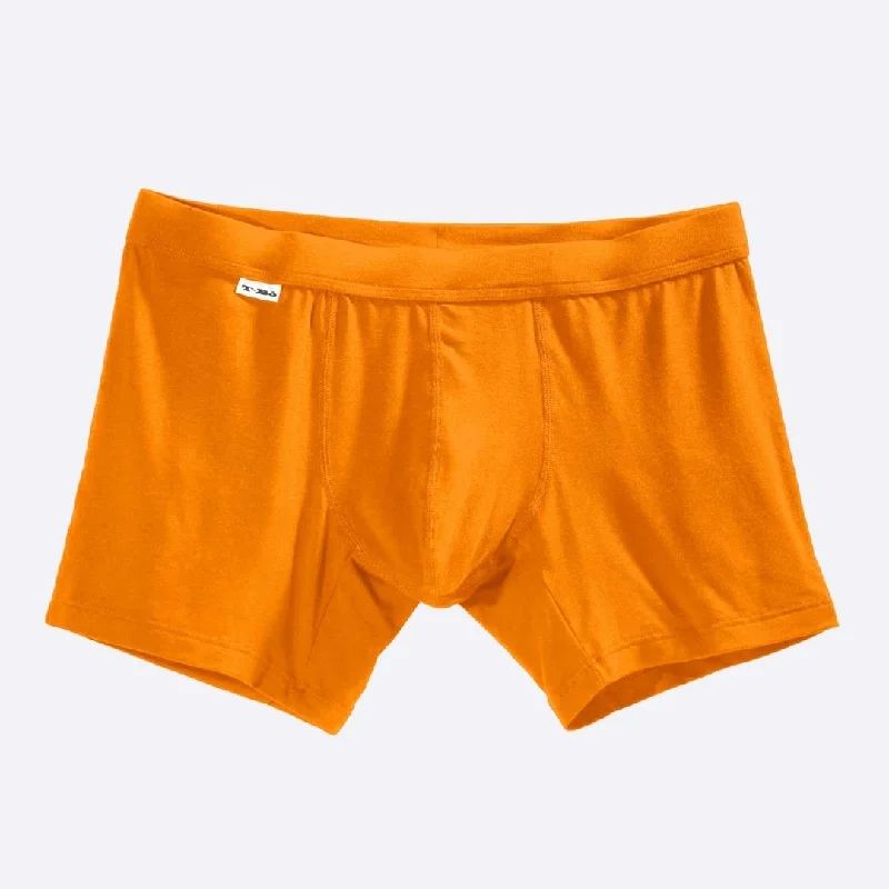 Anti - odor men's boxer briefs for long - lasting freshnessThe Citrus Orange Boxer Brief