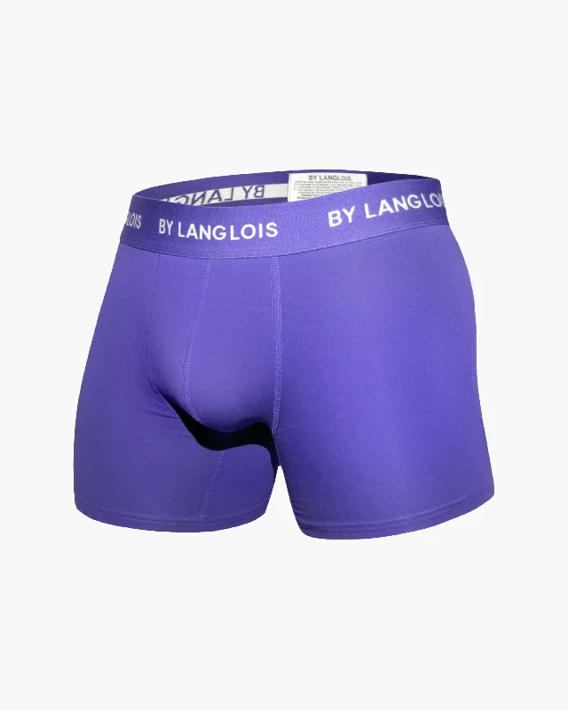 Designer men's boxer briefs with a premium lookPERFECT FIT BOXER BRIEF IN PURPLE NIGHT