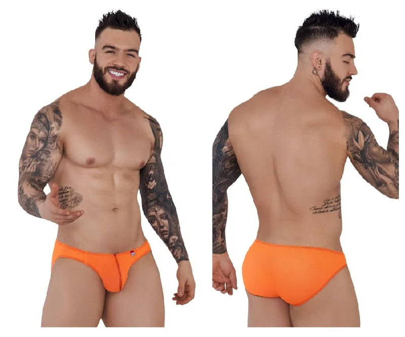 Men's briefs with a supportive pouch designPikante PIK 1277 Sonar Briefs Color Orange