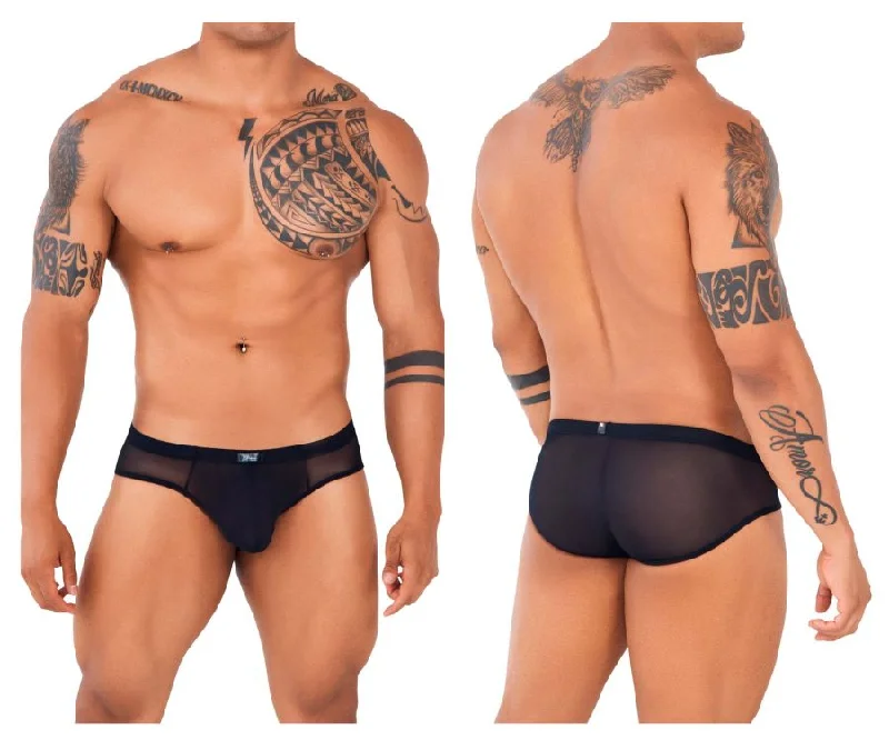 Full - back men's briefs for maximum coverageXtremen 91138 Mesh Briefs Color Black