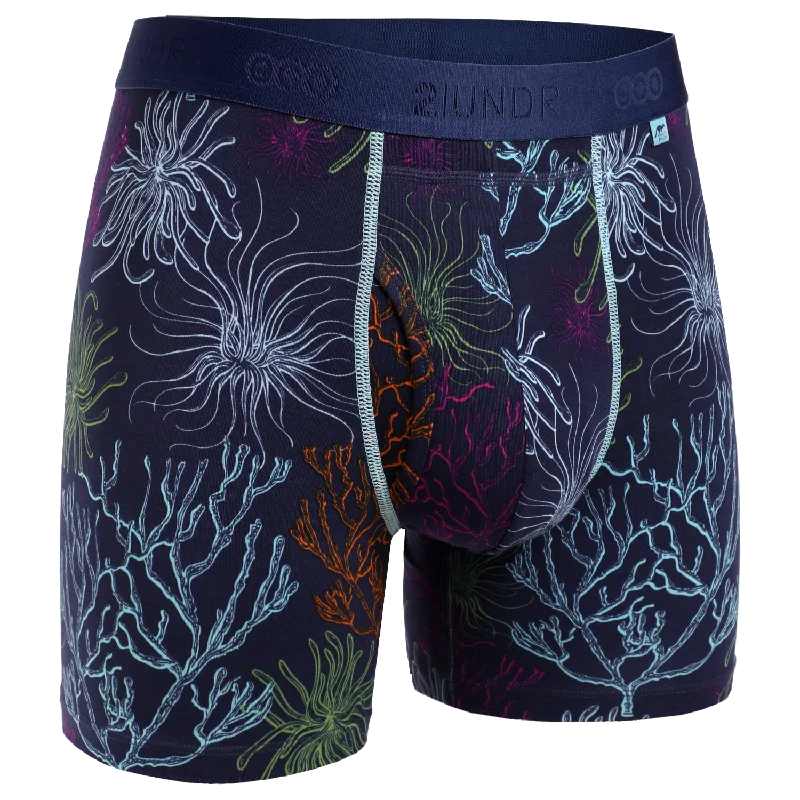 Printed men's boxer briefs with fun designsSwing Eco 6" Boxer Brief - Undrsea