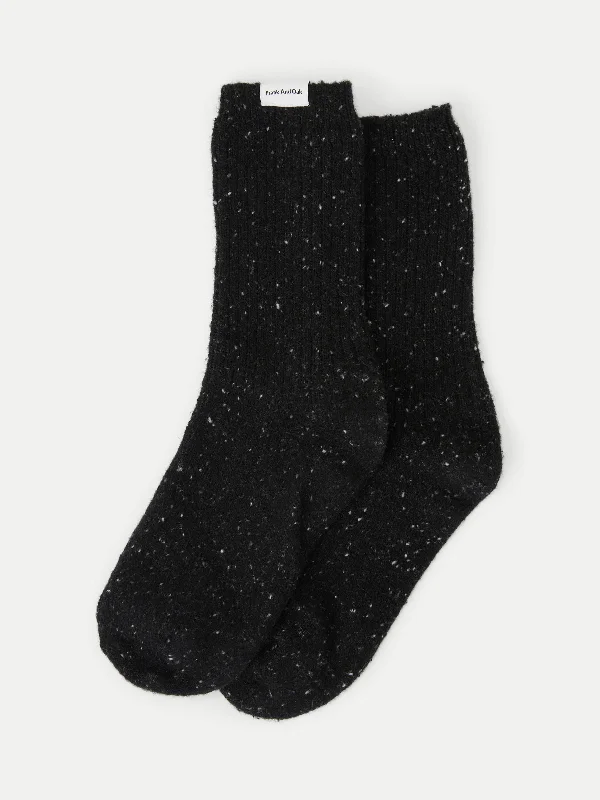 Diabetic men's socks for proper circulationThe Donegal Winter Socks in Black