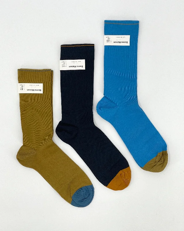 Diabetic men's socks for proper circulationCotton Blend Solid Women's Socks