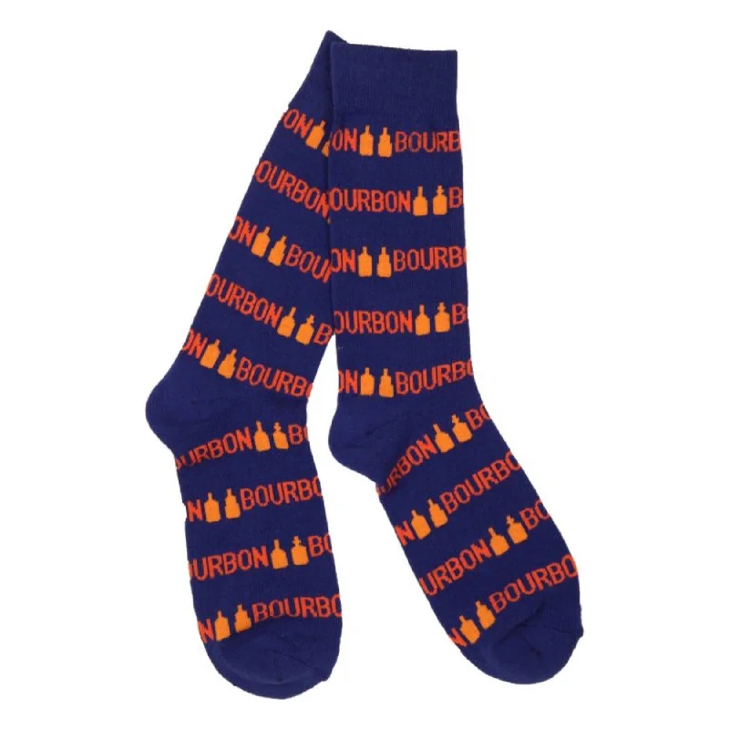 Cashmere men's socks for a luxurious feelBourbon Navy Socks