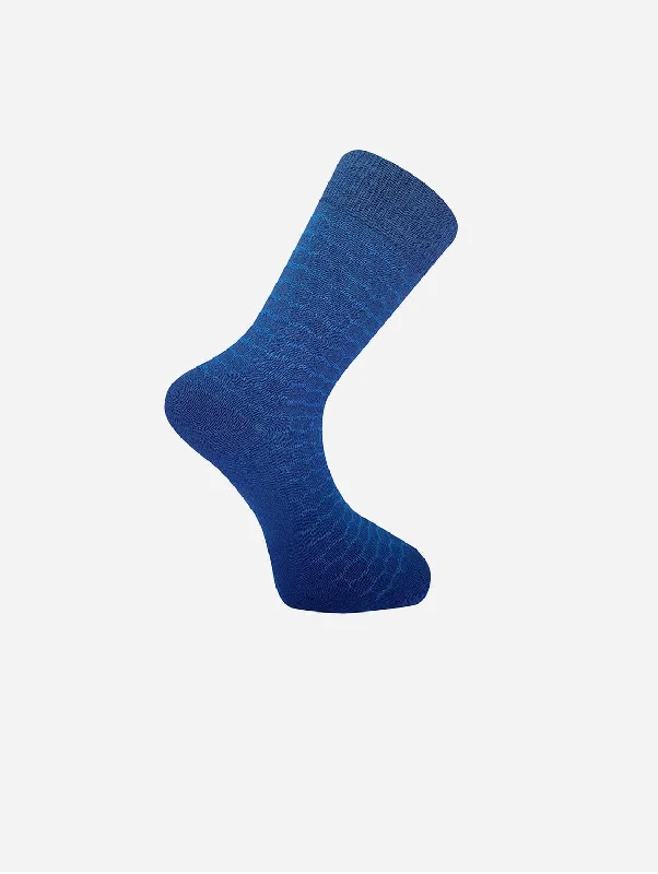 Athletic men's socks with arch supportDots Unisex Organic Cotton Socks | Blue