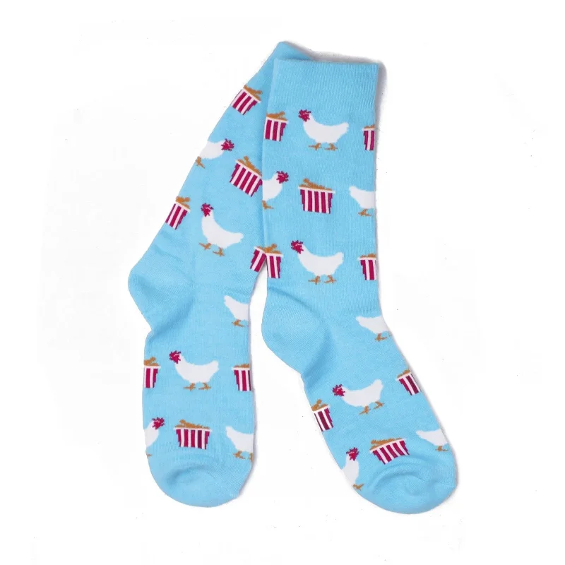 Ankle men's socks for a low - profile lookFried Chicken Socks