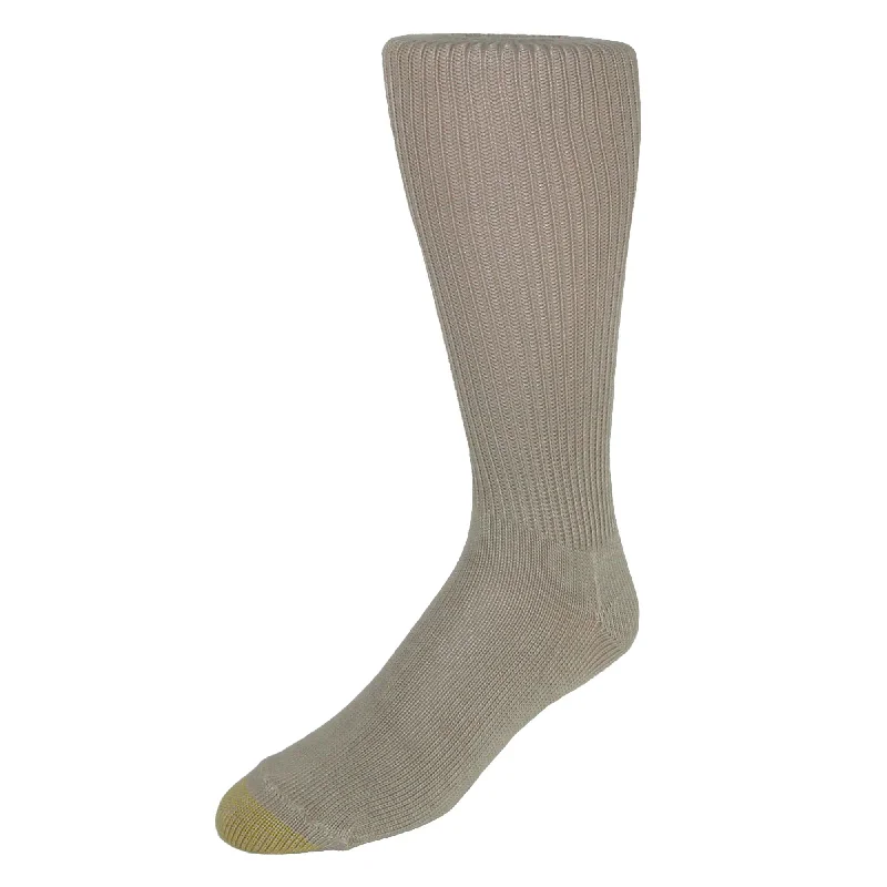 Organic men's socks for an eco - friendly choiceGold Toe Men's Mid Calf Fluffies Socks (Pack of 3)