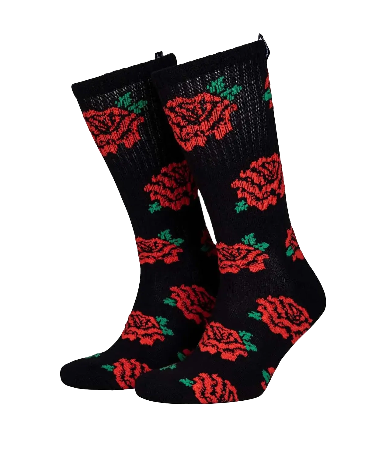 Novelty men's socks with unique patternsDressen Roses Socks in Black