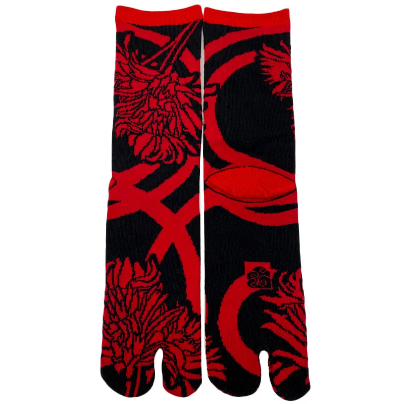 Stretchable men's socks for a flexible fitTabi Socks Wa Mode Red