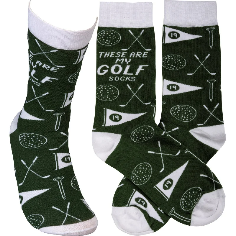 Running men's socks for sports performanceThese Are My Golf Socks