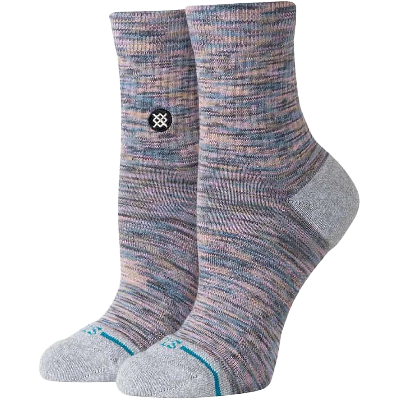 Stretchable men's socks for a flexible fitWomen's Blended Quarter