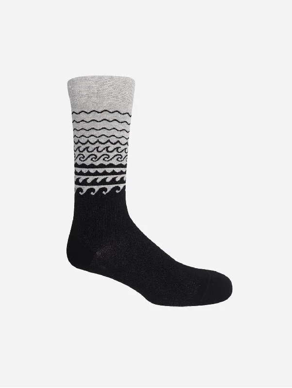 Cashmere men's socks for a luxurious feelWave Men's Organic Cotton Socks | Grey