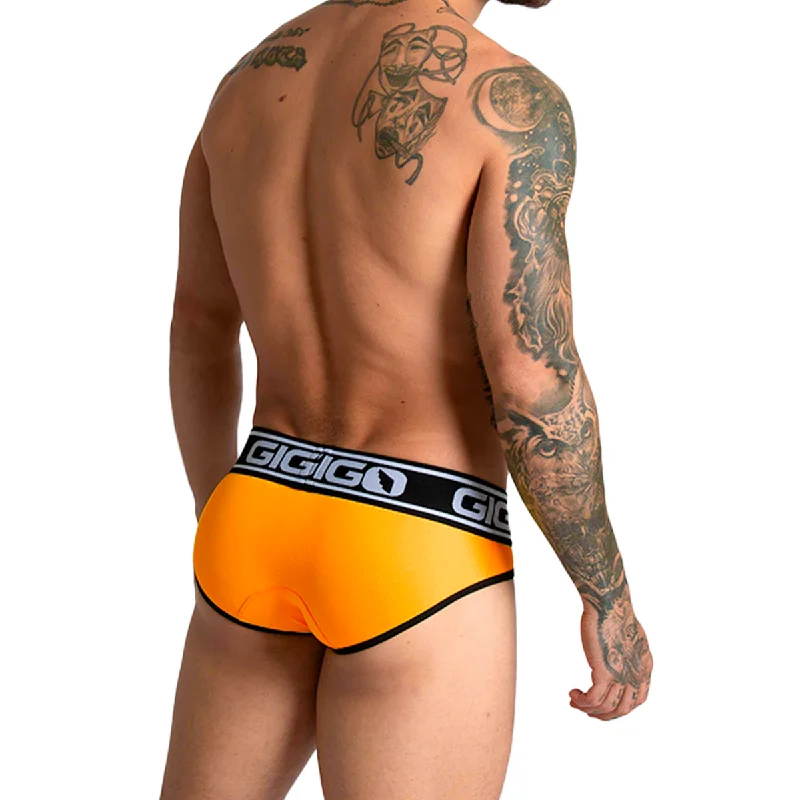 Silky men's briefs for a luxurious feelGigo Audacy Brief Orange