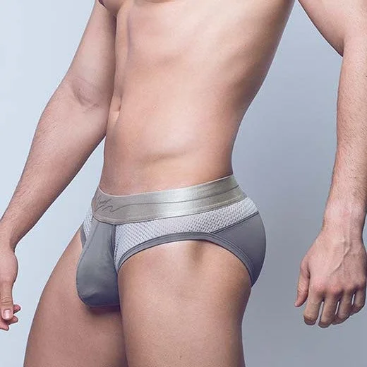 Men's briefs with a quick - dry feature2eros Active Boreas brief mesh string brown