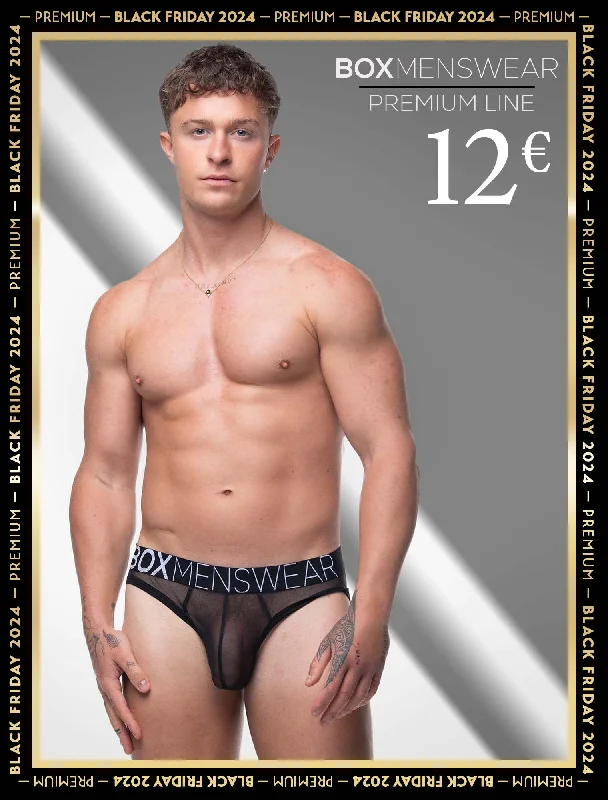 Men's briefs with a quick - dry featureAll Over Mesh Briefs - Black