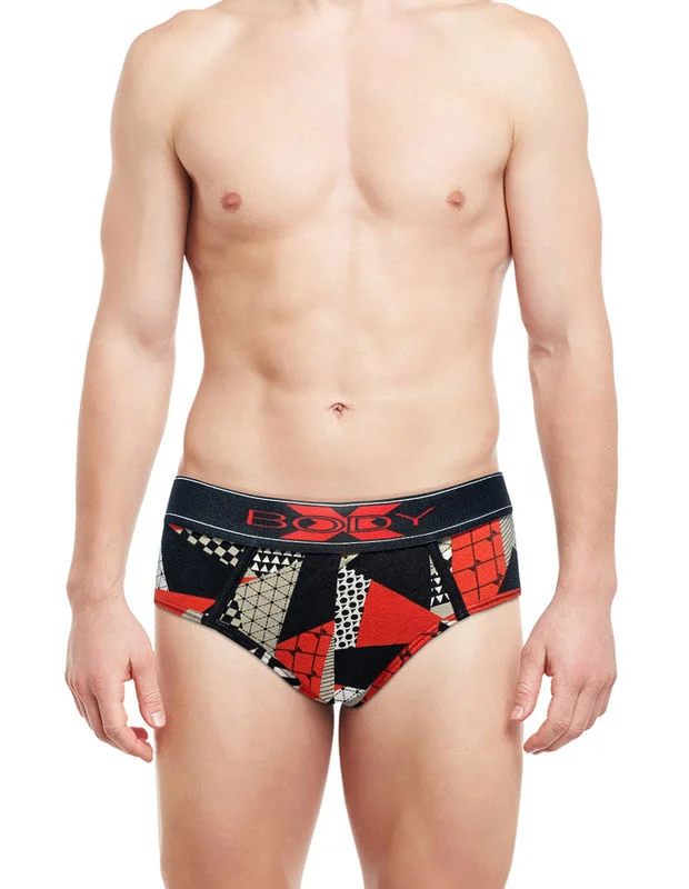 Antimicrobial men's briefs for hygieneBody X Printed Briefs-BX01B-PRINT-16