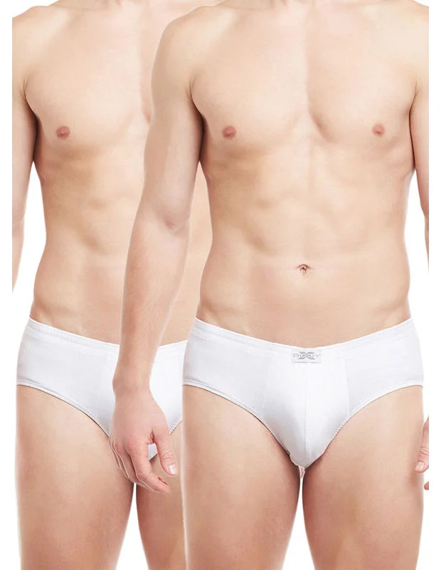 Slim - fit men's briefs for a modern styleBody X Solid Briefs-Pack of 2-TUTO-White