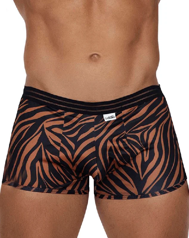 Breathable men's trunks for all - day wearCandyman 99701 Lounge Pajama Trunks Animal Print