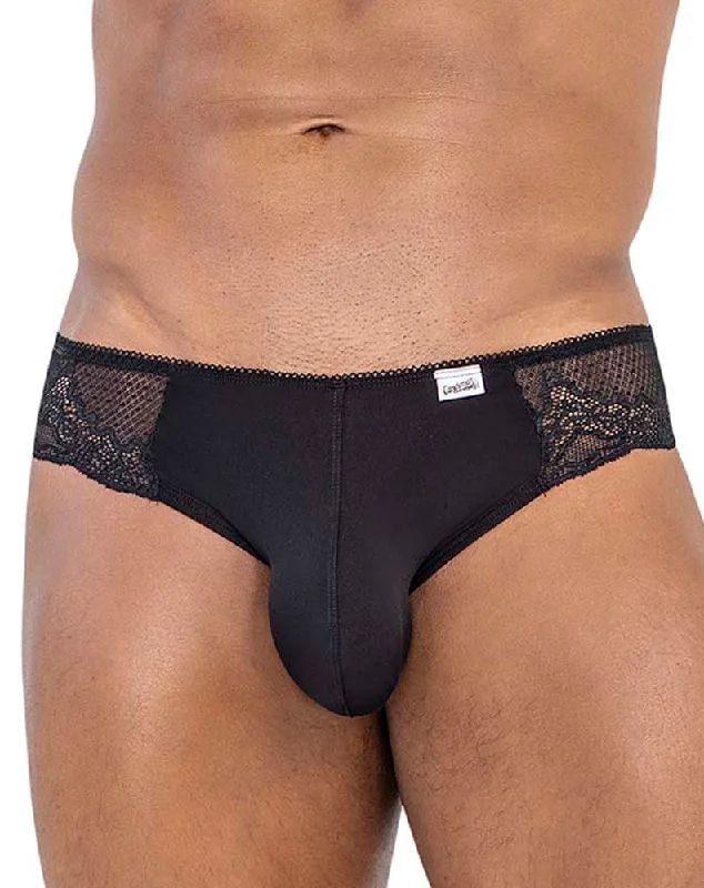 Men's briefs with a supportive pouch designCandyman 99769 Lace Briefs Black