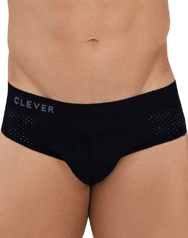 Full - back men's briefs for maximum coverageClever 1028 Zurich Briefs Black