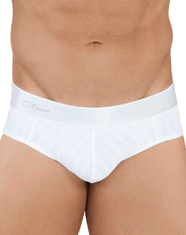 Silky men's briefs for a luxurious feelClever 1033 Lucerna Briefs White