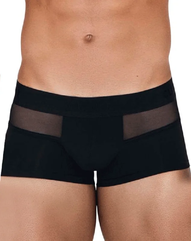 Mesh - back men's trunks for ventilationClever 1511 Caspian Trunks Black