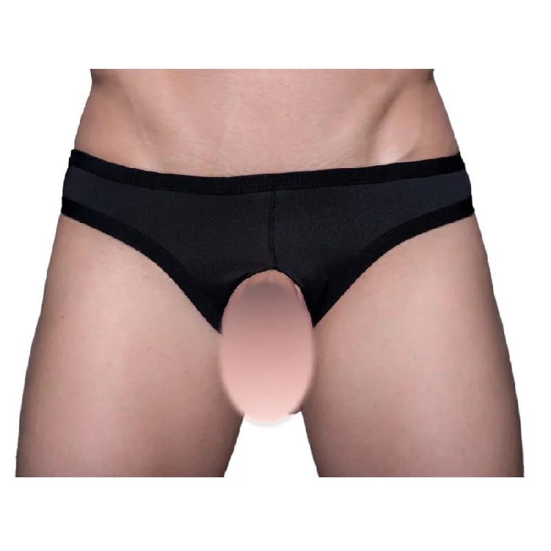 Antimicrobial men's briefs for hygieneTartarus Ultra Stretch Cock Out Brief