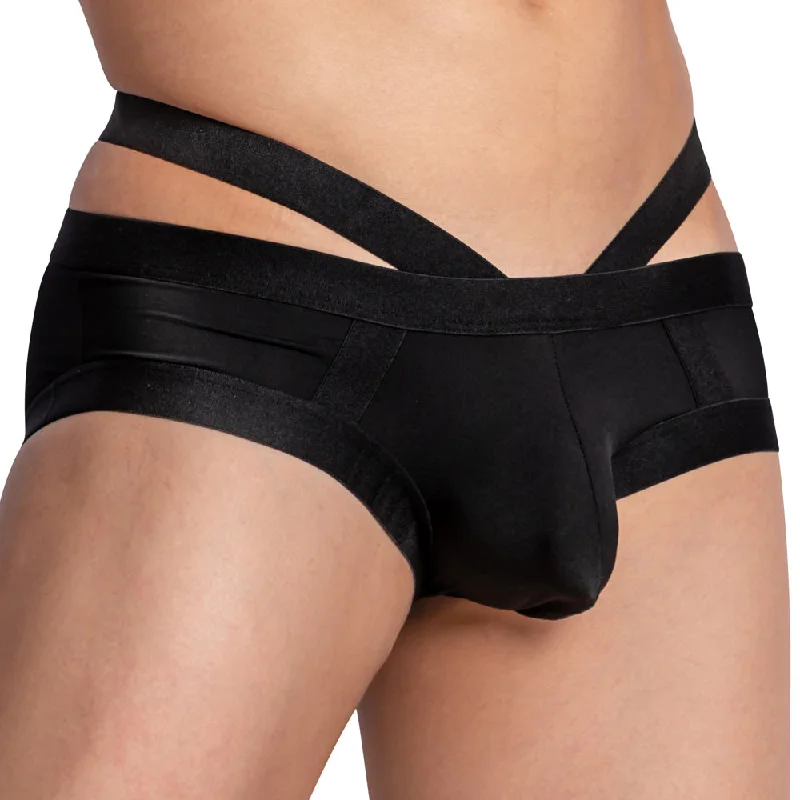 Vintage - style men's briefs for a retro lookDaddy DDJ022 Supportive Strap Brief