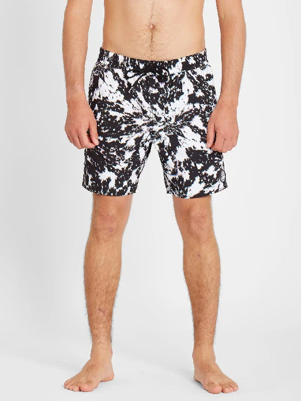 Patterned men's trunks, like camo or dotsEarthly Delight Trunks - White