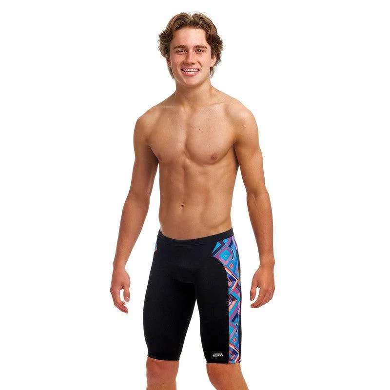 Stretch - lycra men's trunks for flexibilityFunky Trunks Boy's Training Jammers | Boxed Up