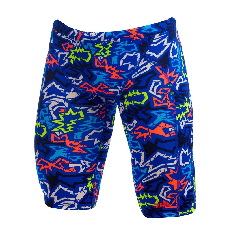 Tag - less men's trunks for irritation - free comfortFunky Trunks Boy's Training Jammers | Broken Hearts