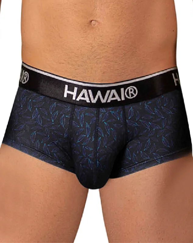 Bright - colored men's briefs for a bold statementHawai 42380 Printed Briefs Black