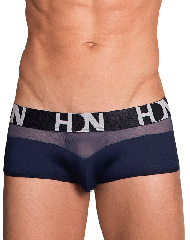 Men's trunks with a contoured pouch designHidden 952 Mesh Trunks Blue