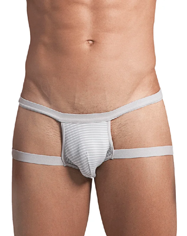 Performance men's briefs for athletesHidden 958 Open Side Briefs Gray