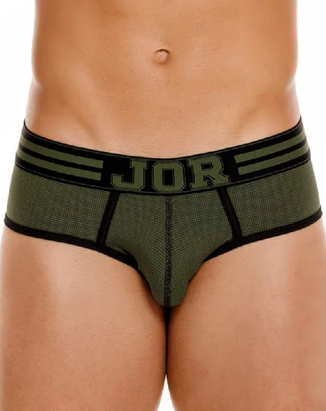 Bright - colored men's briefs for a bold statementJor 1944 College Briefs Green