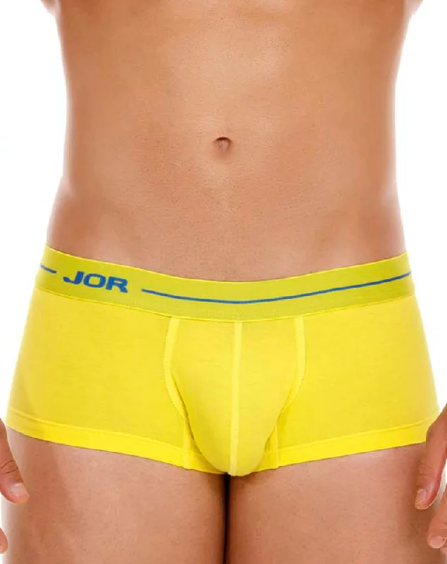 Stretch - lycra men's trunks for flexibilityJor 2052 Daily Trunks Yellow