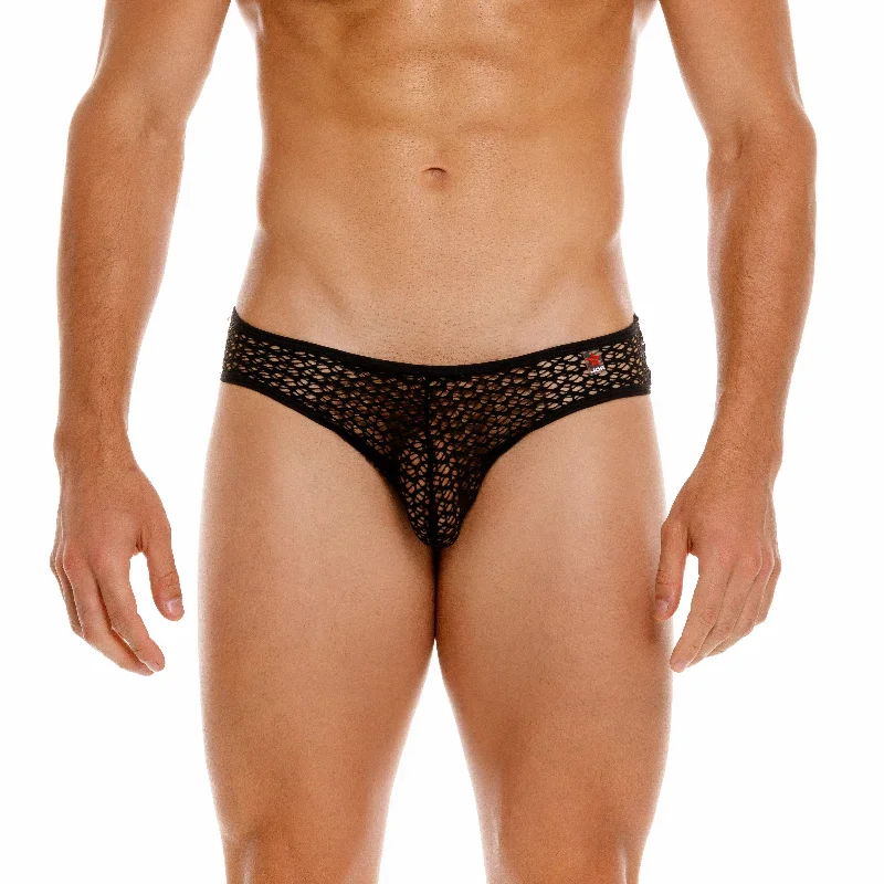 Men's briefs with a double - layer pouch for extra protectionJOR Oporto lace brief black