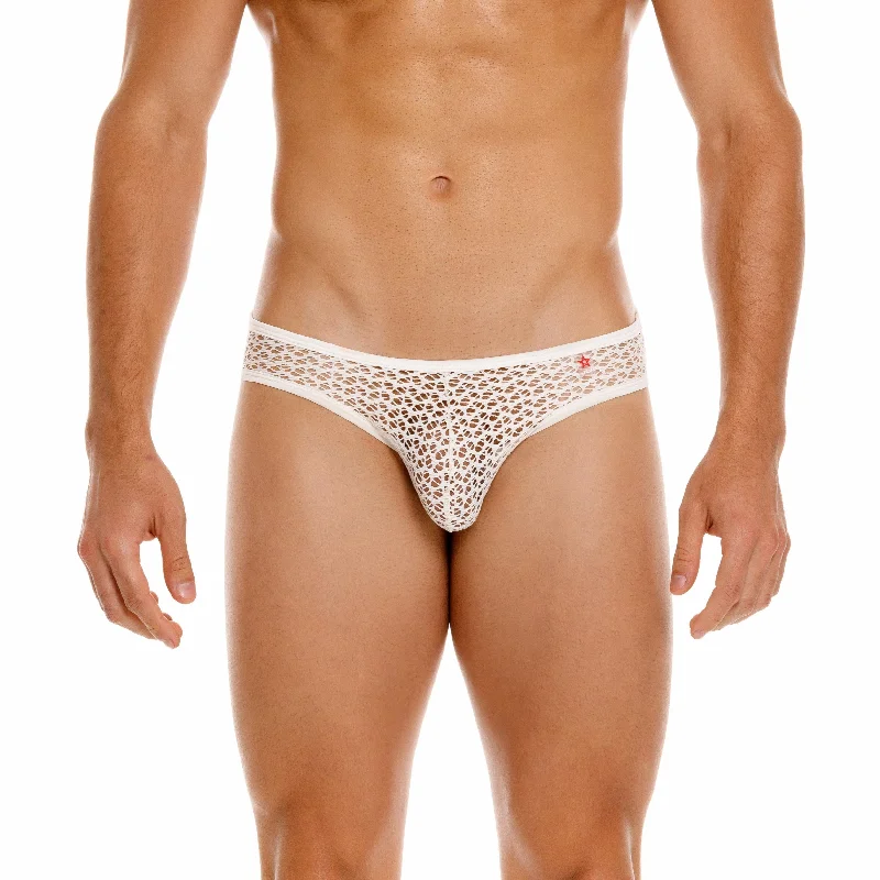 Vintage - style men's briefs for a retro lookJOR Oporto lace brief white