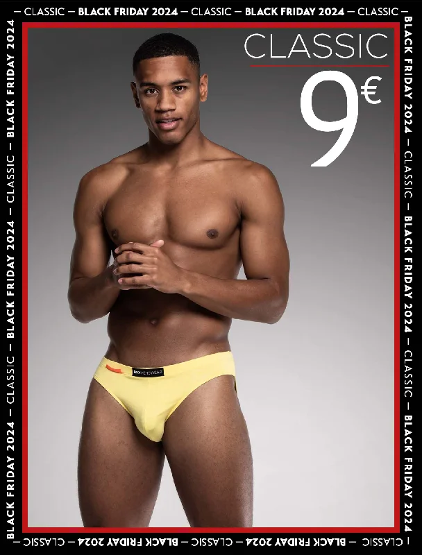 Low - cut men's briefs for a discreet appearanceMens Euro Briefs - Rise