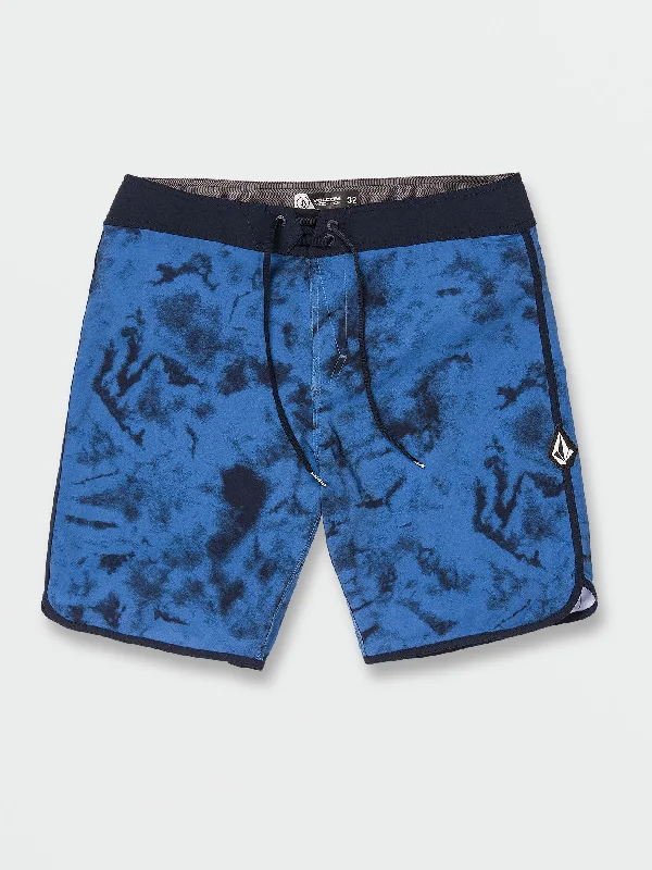 Organic men's trunks for an eco - conscious optionPsych Scallop Mod-Tech Trunks - Camper Blue